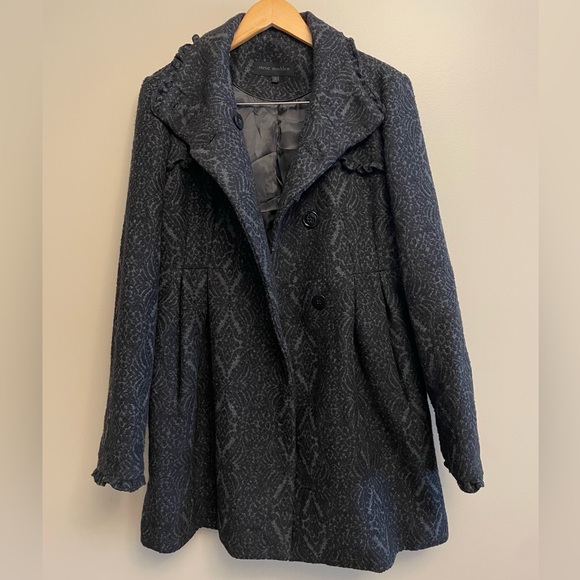 Steve Madden Wool Peacoat size L
Shoulder across 17”
Pit to Pit (23”)
Length 31” - Picture 4 of 7